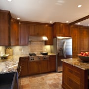 Traditional Kitchen The Wooden Drawers on the island cabinetry, countertop, cuisine classique, interior design, kitchen, real estate, room, brown