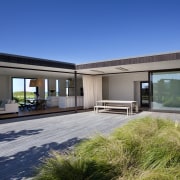 Ponting Fitzgerald-designed beach house - Ponting Fitzgerald-designed beach architecture, estate, facade, home, house, property, real estate, window, gray, blue