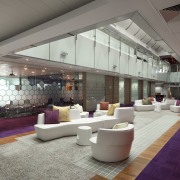 AkzoNobel House (Singapore)  Interior design - AkzoNobel House architecture, ceiling, interior design, lobby, gray