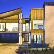 Yellowfox exterior and interior design project - Yellowfox architecture, cottage, elevation, estate, facade, home, house, property, real estate, blue, orange