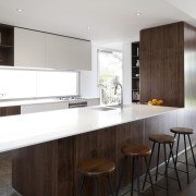 Contemporary open-plan family kitchen - Contemporary open-plan family cabinetry, countertop, cuisine classique, interior design, kitchen, real estate, white