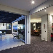 Contemporary home by Coast Papamoa - Contemporary home ceiling, interior design, lobby, real estate, gray