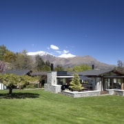 wide-ranging renovation by Mason &amp; Wales Architects cottage, elevation, estate, farmhouse, home, house, landscape, mountain, mountain range, property, real estate, sky, tree, villa, blue