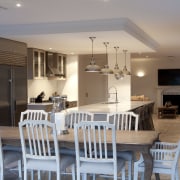 Transformation  reinvented residence by Graeme Alexander Homes ceiling, dining room, estate, floor, flooring, home, interior design, kitchen, living room, property, real estate, room, table, wood flooring, gray