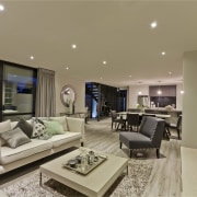 James Hardie heads cost-effective home solution - James ceiling, estate, home, interior design, living room, property, real estate, room, brown