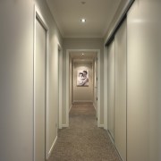 The house features a mix of solid oak ceiling, daylighting, floor, flooring, hall, home, interior design, lighting, real estate, brown, gray