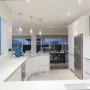 This sleek family kitchen is by Superior Kitchens countertop, estate, interior design, kitchen, property, real estate, gray