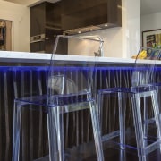 Old meets new  this traditional bungalow was flooring, furniture, glass, handrail, interior design, table, black