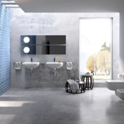 Cass Brothers is a leading Sydney bathroomware specialist architecture, bathroom, floor, flooring, interior design, product design, room, tile, wall, gray, white