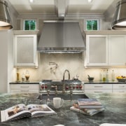 Pièce de résistance by Design Galleria - Pièce countertop, cuisine classique, interior design, kitchen, gray