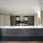 Holistic approach  comprehensive service from Apollo Kitchens ceiling, countertop, floor, flooring, interior design, kitchen, real estate, room, wood flooring, gray, black