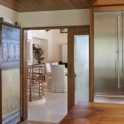 Open plan walnut kitchen - Open plan walnut ceiling, door, floor, flooring, hardwood, home, interior design, real estate, wall, wood, wood flooring, gray, brown