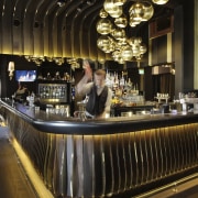 Brisbane casino bar designed by Tonic - Brisbane bar, restaurant, black, brown