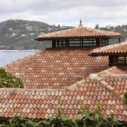 Roof of traditional Asian style new home - estate, historic site, house, outdoor structure, property, real estate, resort, roof, white