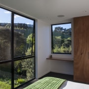 Down the garden path  new home by architecture, daylighting, door, estate, home, house, interior design, property, real estate, window, wood, gray, brown