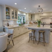 Kitchen by Lisa Steinbach Schecter - Kitchen by cabinetry, countertop, cuisine classique, estate, floor, flooring, home, interior design, kitchen, real estate, room, gray