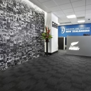 All Black Coverage  custom floor for NZRU floor, flooring, wall, black, gray