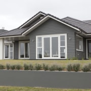 Picture this  Jame Hardie The Drawing Board building, cottage, elevation, estate, facade, farmhouse, home, house, neighbourhood, property, real estate, residential area, roof, siding, suburb, window, gray, white