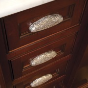 A large renovation by kitchen designer Robert A brown, ceiling, chest of drawers, drawer, furniture, wood, wood stain, red