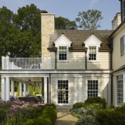 On this remodel project by Burns &amp; Beyerl building, cottage, elevation, estate, facade, farmhouse, historic house, home, house, mansion, porch, property, real estate, residential area, siding, window, brown