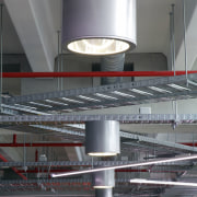 lighting by Aesthetics LIghting was custom designed for architecture, ceiling, daylighting, gray, black