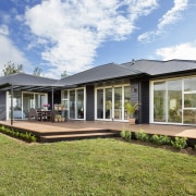 the house which has three bedrooms and a cottage, elevation, estate, facade, farmhouse, home, house, property, real estate, white