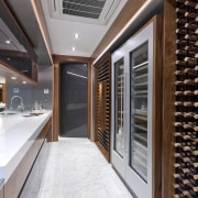 The wine cellar in this new house is ceiling, interior design