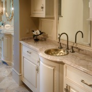 The suite has a coffee area with sink bathroom, bathroom accessory, bathroom cabinet, cabinetry, countertop, cuisine classique, floor, flooring, hardwood, home, interior design, kitchen, room, sink, tile, wood flooring, brown, gray