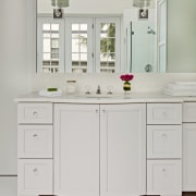 The owners of this bathroom wanted it to bathroom accessory, bathroom cabinet, cabinetry, chest of drawers, countertop, cuisine classique, drawer, furniture, kitchen, product, product design, room, sink, gray