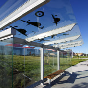 At the new Hobsonville Point Primary and Secondary architecture, building, corporate headquarters, daylighting, daytime, facade, house, residential area, sky, structure, blue