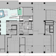 Ground floor plan, DNV GL office, by DCA, architecture, area, design, elevation, floor plan, home, plan, product, product design, residential area, schematic, white