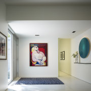 The entry foyer in this home resembles a art, art exhibition, art gallery, ceiling, exhibition, interior design, modern art, museum, room, tourist attraction, gray