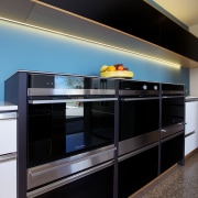 NKBA NZ award-winning kitchen 2014 with Fisher &amp; countertop, interior design, kitchen, black