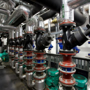 Complex hidden plant equipment by Aquaheat New Zealand factory, industry, machine, manufacturing, product, black