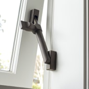 Chant customisable residential window hardware in Weathered Brass door handle, product design, window, white