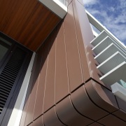 Wakefield Metals, the distributor of VM Zinc cladding angle, architecture, building, daylighting, daytime, facade, house, line, roof, siding, sky, structure, black, gray, brown