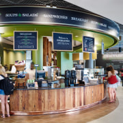 The café at the Institute of Environmental Sustainability, gray