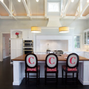 This kitchen is part of an extension to ceiling, countertop, cuisine classique, dining room, interior design, kitchen, real estate, room, gray