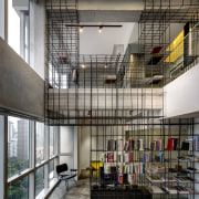 Sculptural agenda  a monoform interior design device architecture, building, daylighting, interior design, gray, black