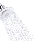 The Moxie showerhead with Bluetooth speaker is available plumbing fixture, product, product design, white