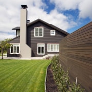 The comprehensive list of materials supplied for this architecture, cottage, estate, facade, farmhouse, grass, home, house, lawn, property, real estate, residential area, siding, sky, window, brown, white