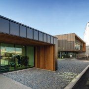 Calder Stewart Construction designed and delivered these multi-faceted architecture, facade, home, house, property, real estate, teal