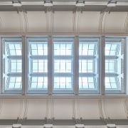 The Postal Hall in Perths 19th Century GPO architecture, daylighting, facade, home, interior design, structure, wall, window, gray