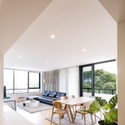 The one, two, and three-bedroom homes in Jacara architecture, ceiling, daylighting, home, house, interior design, living room, real estate, window, white