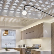 An introduced glass pavement ceiling throws light patterns architecture, ceiling, daylighting, interior design, product design, wall, gray