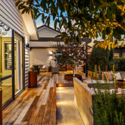 The layered space at dusk. - Unfolding in 