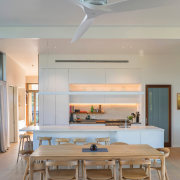 Kitchen and hallway leading to front door. - 