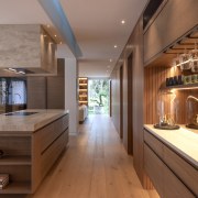 Natural wood floors provide the ideal complement to 