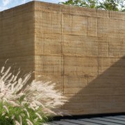 To make the rammed earth construction possible – 