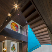 Going up? Going Down? The stair treads repeated architecture, building, ceiling, house, interior design, light, lighting, night, black